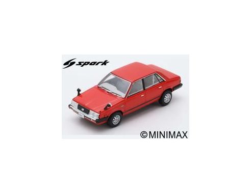 Spark Model S7355 SUBARU LEONE 4 DOOR SEDAN 1.8 1979 RED 1:43 Modellino