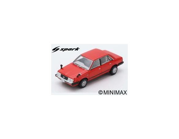 Spark Model S7355 SUBARU LEONE 4 DOOR SEDAN 1.8 1979 RED 1:43 Modellino