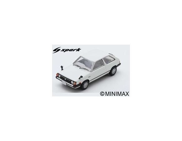 Spark Model S7357 SUBARU LEONE 4 DOOR SEDAN 1.8 1979 WHITE 1:43 Modellino