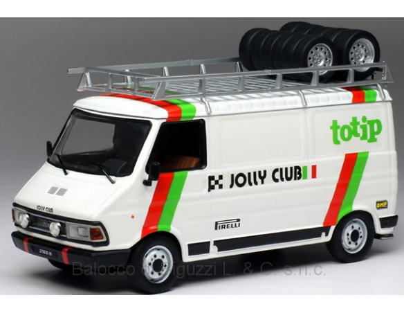 Ixo model RAC279X FIAT 242 1985 ASSISTANCE TOTIP JOLLY CLUB 1:43 Modellino