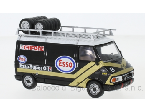 Ixo model RAC280X FIAT 242 1985 ASSISTANCE ESSO GRIFONE 1:43 Modellino