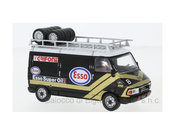 Ixo model RAC280X FIAT 242 1985 ASSISTANCE ESSO GRIFONE 1:43 Modellino