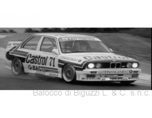 Ixo model GTM134 BMW M3 (E30) N.71 ETCC 1988 MALCHER-PETIT 1:43 Modellino
