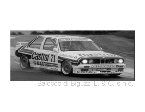 Ixo model GTM134 BMW M3 (E30) N.71 ETCC 1988 MALCHER-PETIT 1:43 Modellino