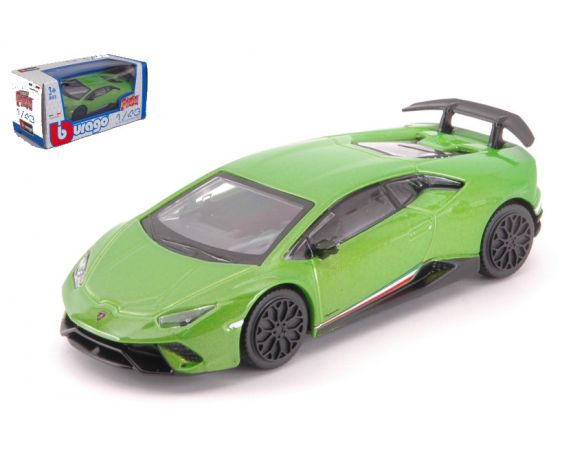 BBURAGO BU30397G LAMBORGHINI HURACAN PERFORMANTE MANTIS GREEN 1:43 Modellino