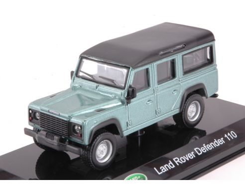 BBURAGO BU32060G LAND ROVER DEFENDER 110 METALLIC LIGHT GREEN HARD CASE 1:43 Modellino