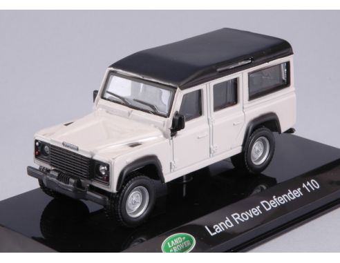 BBURAGO BU32060W LAND ROVER DEFENDER 110 WHITE HARD CASE 1:43 Modellino