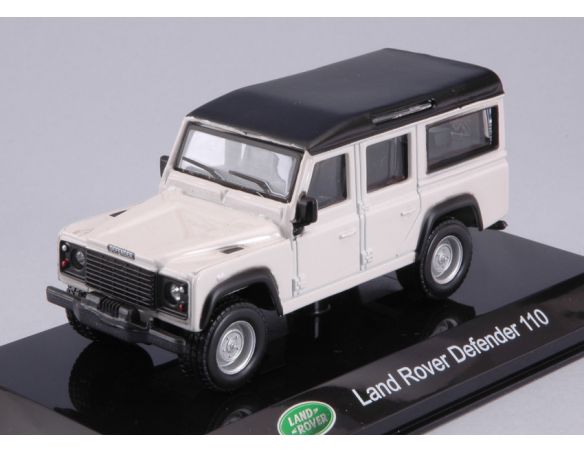 BBURAGO BU32060W LAND ROVER DEFENDER 110 WHITE HARD CASE 1:43 Modellino