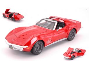 Maisto MI31202R CHEVROLET CORVETTE 1970 RED 1:24 Modellino