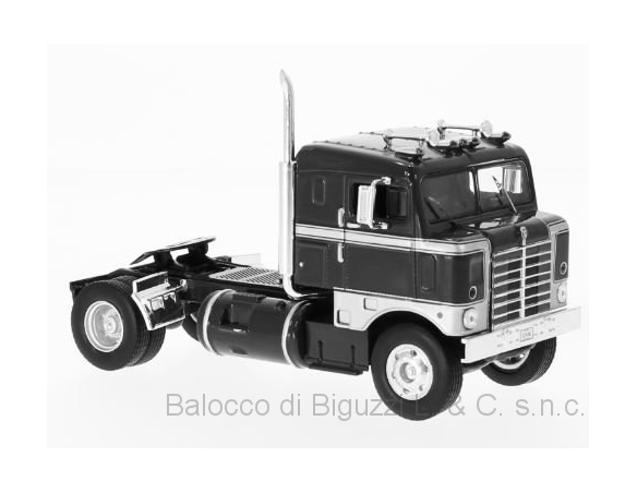 Ixo model TR036 KENWORTH BULLNOSE 1950 BLACK/RED 1:43 Modellino