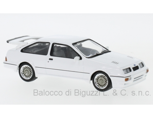 Ixo model CLC310N FORD SIERRA RS COSWORTH 1987 WHITE 1:43 Modellino