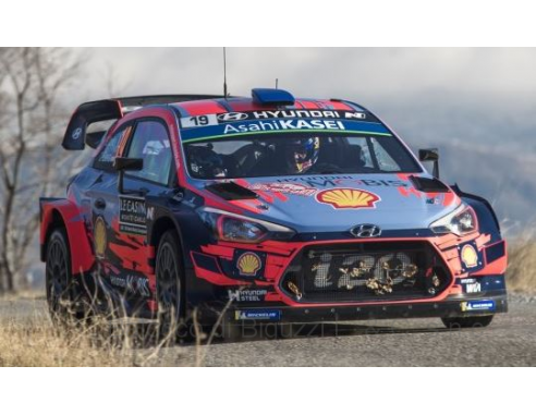 Ixo model RAM701 HYUNDAI i20 WRC N.19 5th RALLY MONTE CARLO 2019 LOEB-ELENA 1:43 Modellino