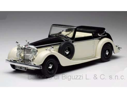 Ixo model MUS065 ALVIS 4.3 LITRE 1938 BLACK/BEIGE 1:43 Modellino