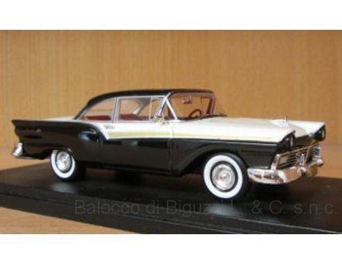 Neo Scale Models NEO46091 FORD 500 HARD TOP 1957 WHITE/BLACK 1:43 Modellino