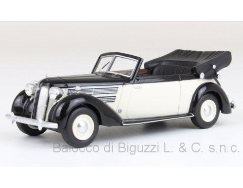 Neo Scale Models NEO47085 AUDI 920 CABRIOLET GLASER 1939 WHITE/BLACK 1:43 Modellino