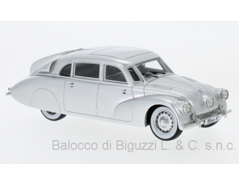 Neo Scale Models NEO47166 TATRA 87 1940 SILVER 1:43 Modellino