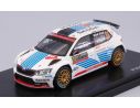 Abrex AB605TX SKODA FABIA III R5 N.31 7th MONTE CARLO 2017 MIKKELSEN-JAGER 1:43 Modellino