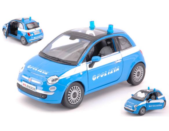 New Ray NY71353 FIAT 500 POLIZIA 1:24 Modellino