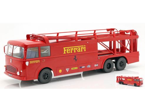 Norev NV187703 FIAT BARTOLETTI 306/2 TRANSPORTER FERRARI 512 LE MANS 1970 1:18 Modellino