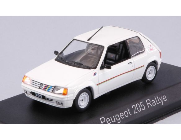 Norev NV471750 PEUGEOT 205 RALLYE 1988 WHITE REPROD.1:43 Modellino