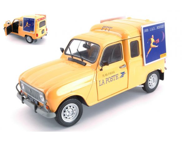 Solido SL1802203 RENAULT 4 F4 LA POSTE 1:18 Modellino