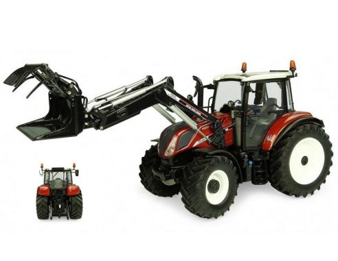 Universal Hobbies UH6206 NEW HOLLAND T5.120 CENTENARIO WITH FRONT LOADER 1:32 Modellino