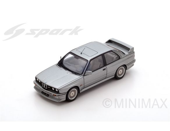 Spark Model S8000 BMW M3 (E30) EVO 1 1985 SILVER 1:43 Modellino