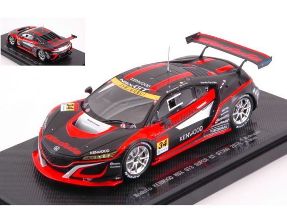 Ebbro EB45653 HONDA NSX GT3 N.34 SUPER GT300 2018 R.MICHIGAMI-H.OTSU 1:43 Modellino