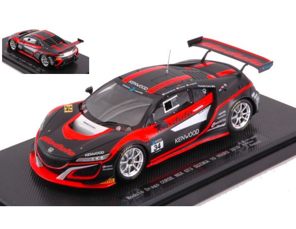 Ebbro EB45678 HONDA NSX GT3 N.34 10 H SUZUKA 2018 MICHIGAMI-OTSU-KOGURE 1:43 Modellino