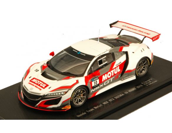 Ebbro EB45679 HONDA NSX GT3 N.10 10 H SUZUKA 2018 YAMAMOTO-MUTOH-NAKAJIMA 1:43 Modellino