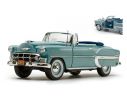 SunStar SS1625 CHEVROLET BEL AIR CONVERTIBLE 1953 LIGHT BLUE 1:18 Modellino