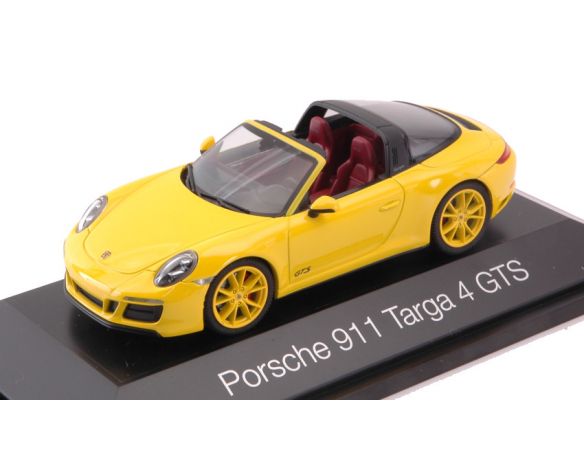 Herpa HP7149 PORSCHE 911 TARGA 4 GTS YELLOW 1:43 Modellino