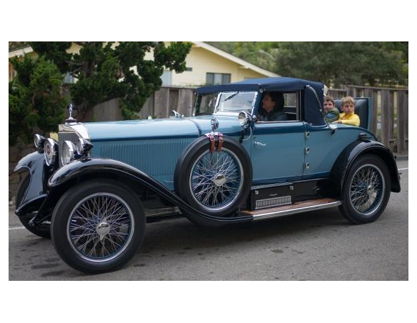 Matrix MX41302-202 MERCEDES 630K SPORT CLOSED BY HIBB.& DARRIN  1927 LIGHT BLUE/BLUE 1:43 Modellino