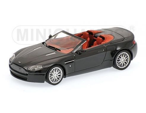Minichamps PM400137431 ASTON MARTIN V8 VANTAGE ROADSTER 2009 BLACK 1:43 Auto Stradali