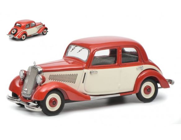 Schuco SH2470 MERCEDES 170 V 1936 RED/WHITE 1:43 Modellino