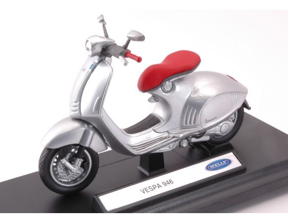 Welly WE39178A VESPA 946 SILVER 1:18 Modellino