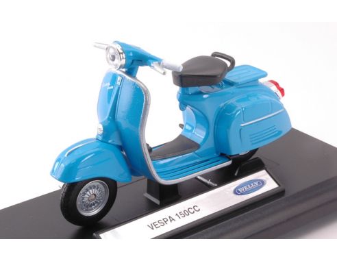Welly WE39178E VESPA 150 CC LIGHT BLUE 1:18 Modellino