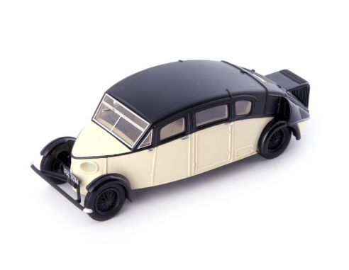 Autocult ATC04022 BURNEY R-100 STREAMLINE 1930 BLACK-IVORY 1:43 Modellino