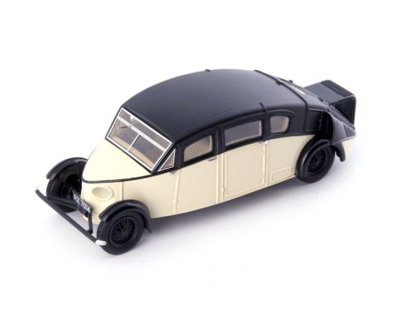 Autocult ATC04022 BURNEY R-100 STREAMLINE 1930 BLACK-IVORY 1:43 Modellino