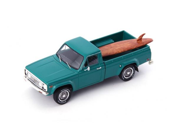 Autocult ATC08012 MAZDA ROTARY PICK-UP (WITH SURF BOARD) 1974 TURQUOISE 1:43 Modellino