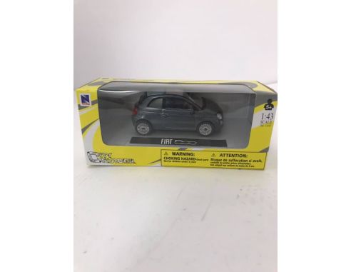 New Ray 19587 FIAT 500 GRIGIO ANTRACITE 1/43 2007 Modellino