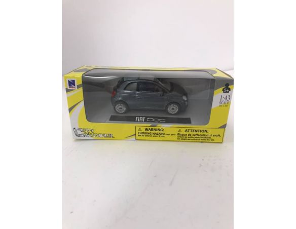 New Ray 19587 FIAT 500 GRIGIO ANTRACITE 1/43 2007 Modellino