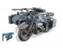 Italeri IT7406 ZUNDAPP KS 750 W/SIDECAR KIT 1:9 Modellino