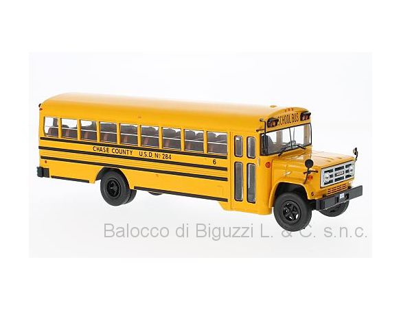 Bburago BUS004 GMC 6000 SCHOOLBUS 1990 REPRODUCTION 1:43 Modellino