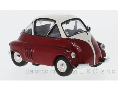 Ixo model CLC312N ISO ISETTA 1955 RED/WHITE 1:43 Modellino