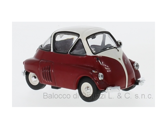 Ixo model CLC312N ISO ISETTA 1955 RED/WHITE 1:43 Modellino