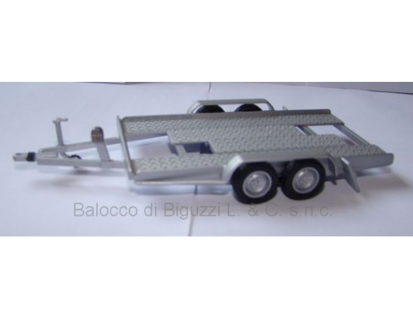 Ixo model TRL003-S TRAILER SILVER 1:43 Modellino