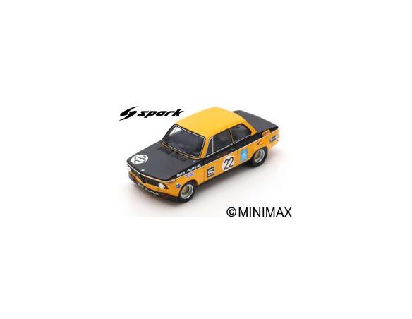 Spark Model S2812 BMW ALPINA 2002 N.22 3rd DIV.2 GRAND PRIX BRNO 1971 H.J.STUCK 1:43 Modellino