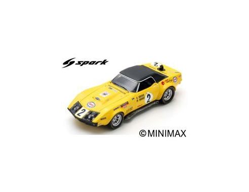 Spark Model S2949 CHEVROLET CORVETTE N.2 LM 1970 H.GREDER-J.P.ROUGET 1:43 Modellino