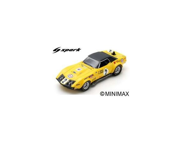 Spark Model S2949 CHEVROLET CORVETTE N.2 LM 1970 H.GREDER-J.P.ROUGET 1:43 Modellino